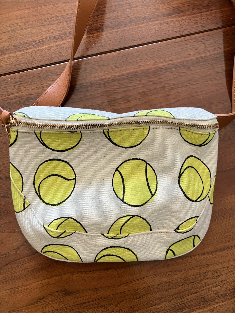 Clare V. Tennis Print Crossbody Bag - Picture 5 of 6
